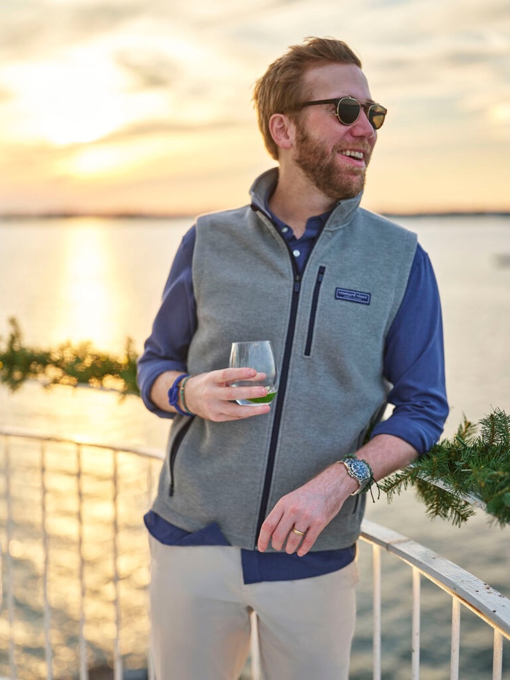 Vineyard Vines Mountain Swearer Fleece Vest
